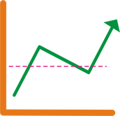 Icono de Crecimiento y Escaleras